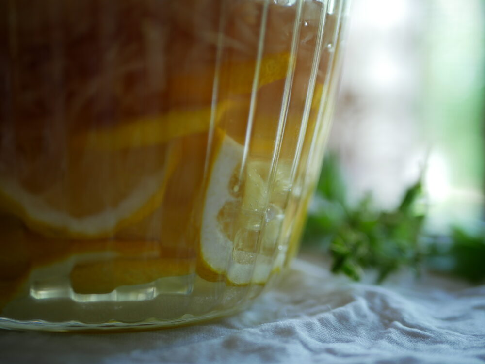 ginger + lemon ale